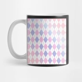 Pastel Argyle Mug